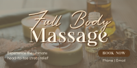 Full Body Massage Twitter Post