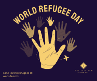 Hand Refugee Facebook Post