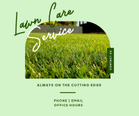 Lawn Service Facebook Post