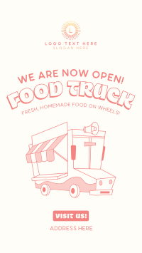 Retro Food Truck Festival Instagram Story Design