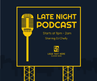 Late Night Podcast Facebook Post