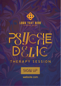 Psychedelic Therapy Session Flyer