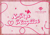 K-Pop Playlist Postcard