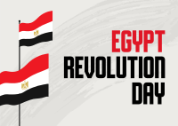 Egyptian Flag Postcard