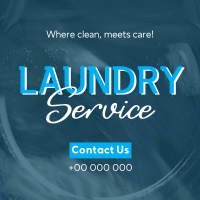 Clean Laundry Service Linkedin Post