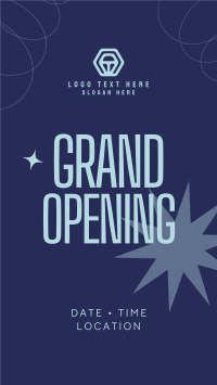 Modern Abstract Grand Opening Instagram Story