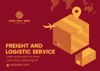 International Logistic Service Postcard