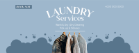 Dry Cleaning Service Facebook Cover