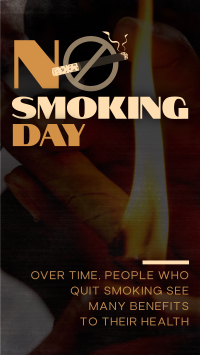 Sleek Non Smoking Day Instagram Story