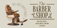 Editorial Barber Shop Twitter Post