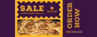 Cinnamon Rolls Sale Facebook Cover Design