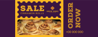 Cinnamon Rolls Sale Facebook Cover