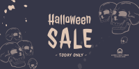 Halloween Skulls Sale Twitter Post