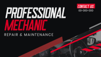 Automotive Professional Mechanic Facebook Event Cover