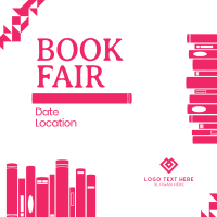 Book Fair Instagram Post Design