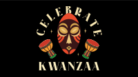 Kwanzaa African Mask  Facebook Event Cover