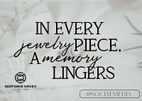 Jewelry Piece Quote Postcard Image Preview