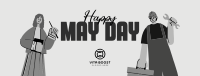 Celebrating May Day Facebook Cover Image Preview