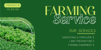 Farmland Exclusive Service Twitter Post Design