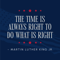 Martin Luther King Jr. Day Linkedin Post example 3