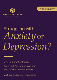 Mental Health Struggle Poster