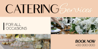 Elegant Catering Service Twitter Post