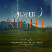 Prayer Night  Instagram Post
