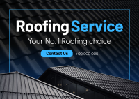 Roofing Postcard example 2