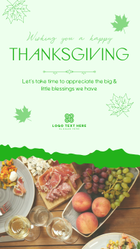 Thanksgiving Day Greetings Instagram Story Design