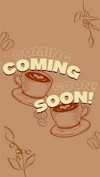 Cafe Coming Soon Facebook Story