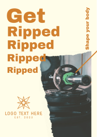 Fitness Gym Ripped Flyer