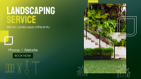 Landscaping Service Facebook Event Cover