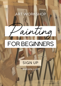 Painting for Beginners Poster