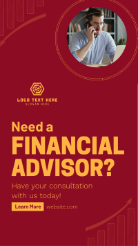 Professional Financial Advisor Instagram Story