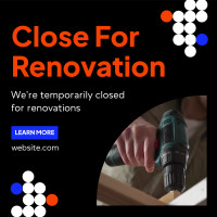 Temporary Home Renovation Linkedin Post