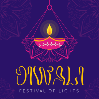 Diwali Celebration Instagram Post Design