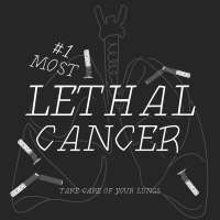 Lethal Lung Cancer Instagram Post