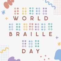 Braille Day Doodle Instagram Post