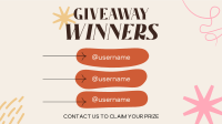 Congratulations Giveaway Winners Facebook Event Cover