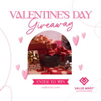 Valentine's Day Giveaway Instagram Post