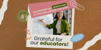 Educator Teacher's Day Twitter Post