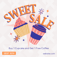 Sweet Cafe Sale Instagram Post Image Preview