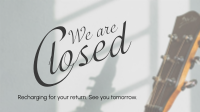 We're Closed Animation