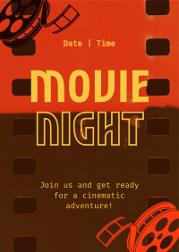 Movie Film Night Flyer