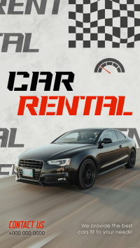 Edgy Car Rental Instagram Reel Image Preview