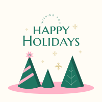 Happy Holidays Instagram Post Design