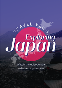 Japan Vlog Flyer