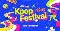 Trendy K-pop Festival Facebook Ad