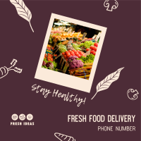 Fresh Food Delivery Instagram Post Image Preview