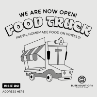 Retro Food Truck Festival Instagram Post Image Preview